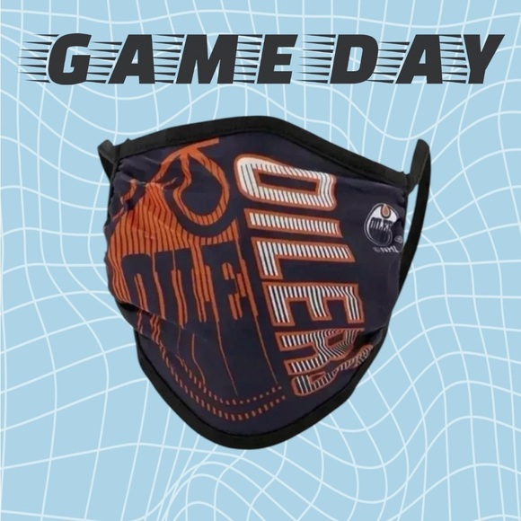 🆕 NHL Edmonton Oilers Face Covering - Picture 1 of 15